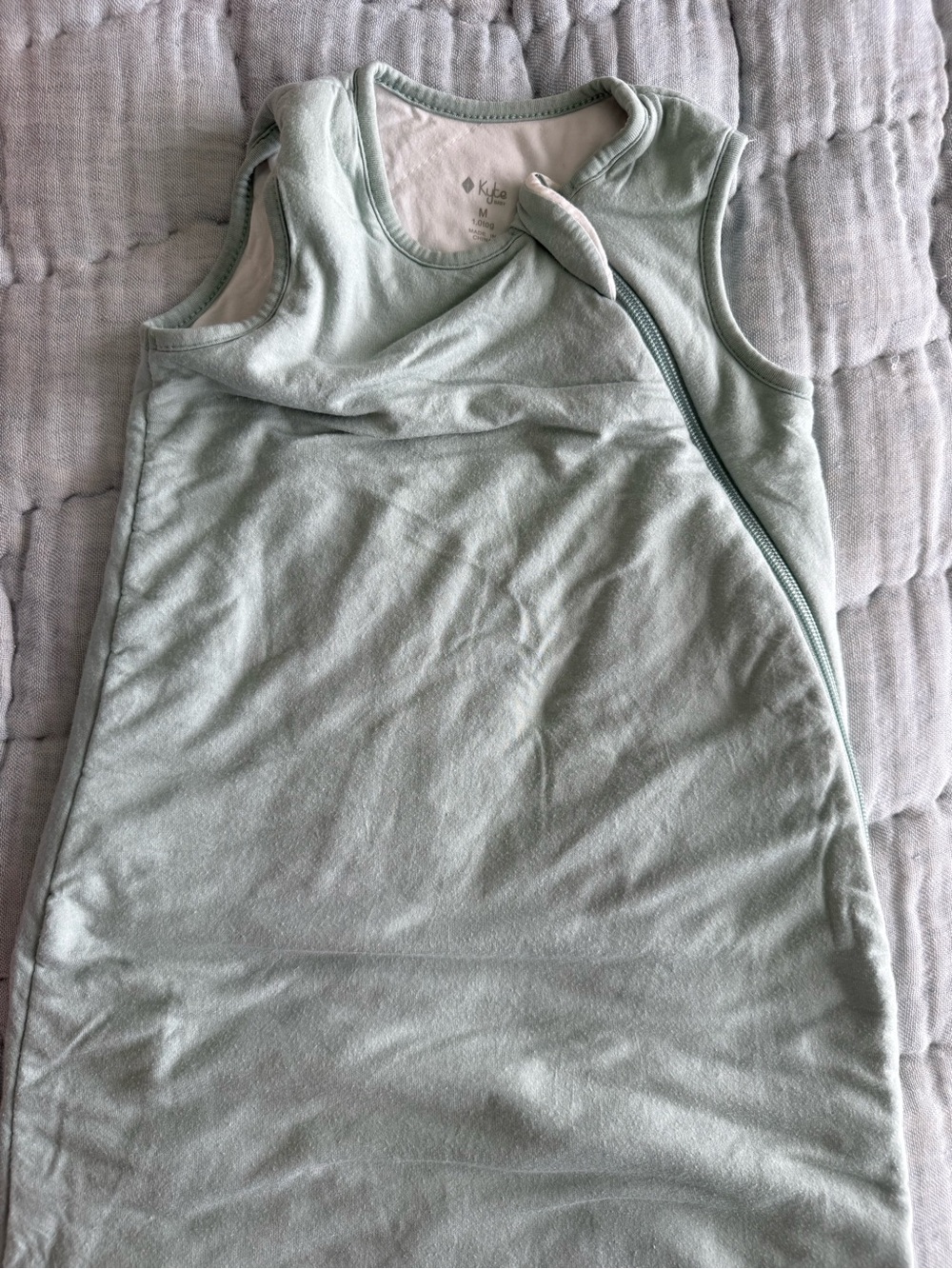 Kyte BABY Sage Green Sleeveless Sleep Sack